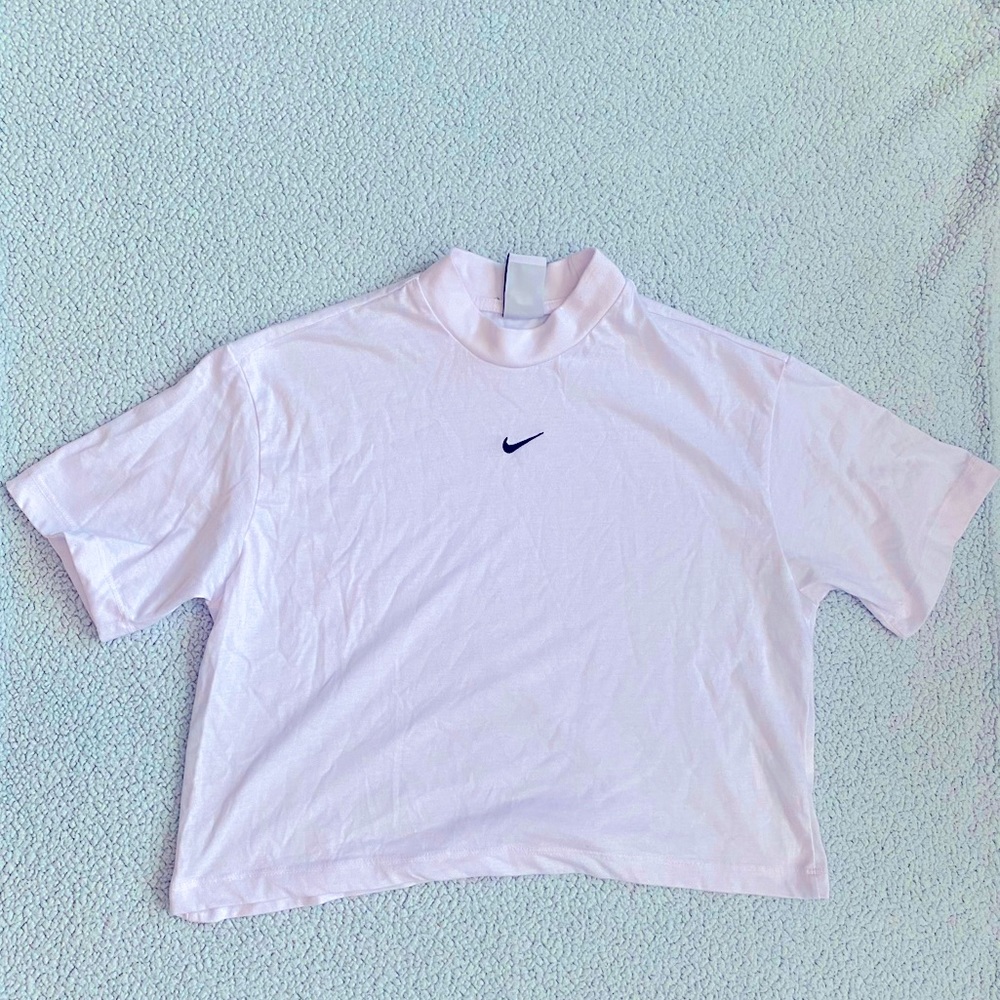 Nike mock neck crop top!